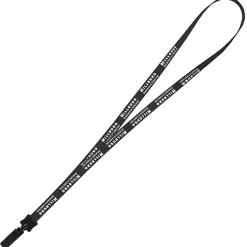 Smooth Nylon Lanyard - 1/2 inch - 36 inches - Plastic Bulldog Clip