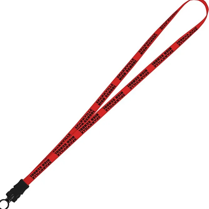 Smooth Nylon Lanyard - 1/2 inch - 32 inches - Snap Buckle Release