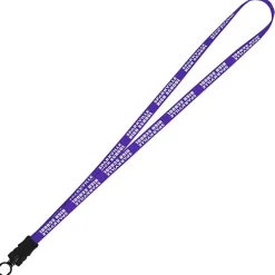 Smooth Nylon Lanyard - 1/2 inch - 32 inches - Snap Buckle Release