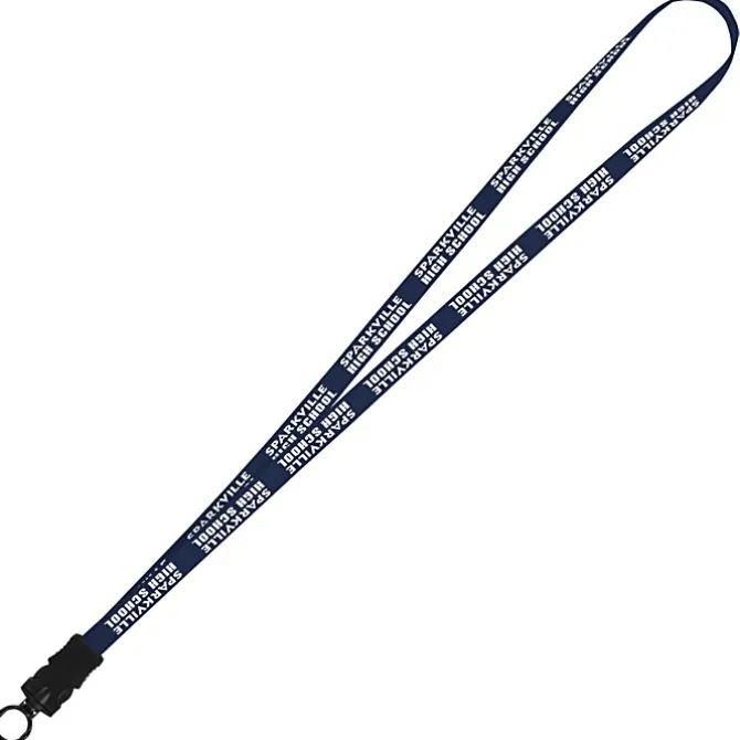 Smooth Nylon Lanyard - 1/2 inch - 32 inches - Snap Buckle Release