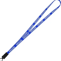 Smooth Nylon Lanyard - 1/2 inch - 36 inches - Snap Buckle Release