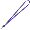 Smooth Nylon Lanyard - 1/2 inch - 36 inches - Metal Swivel Snap Hook - 24 hr