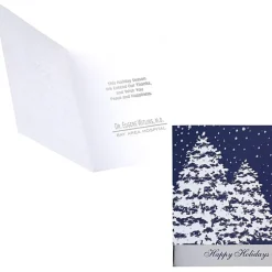 Snow Covered Trees Greeting Card