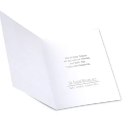 Snow Covered Trees Greeting Card