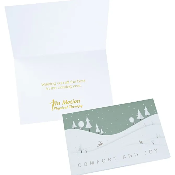 Snow Hills Greeting Card