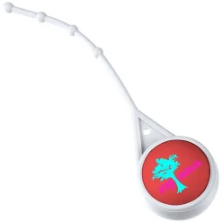 Soft Touch Round Lip Balm with Leash - Full Color