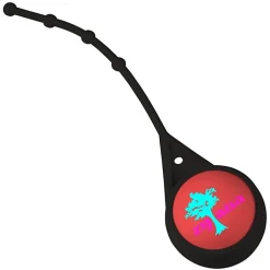 Soft Touch Round Lip Balm with Leash - Full Color