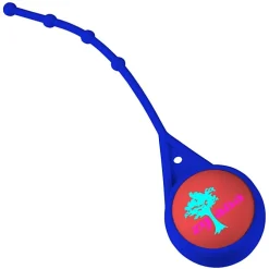 Soft Touch Round Lip Balm with Leash - Full Color