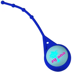 Soft Touch Round Lip Balm with Leash - Full Color
