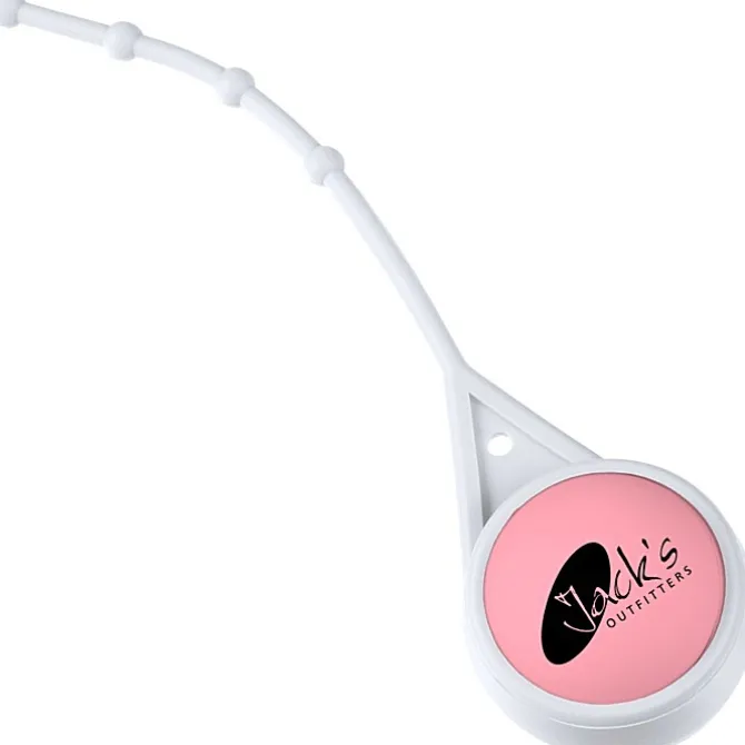 Soft Touch Round Lip Balm with Leash