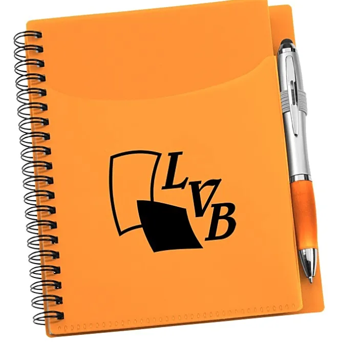 Sorbet Pocket Notebook with Curvy Stylus Pen - 24 hr