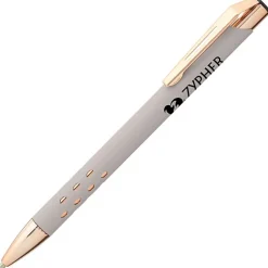Souvenir Armor Soft Touch Metal Pen - Rose Gold