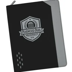 Souvenir Armor Zippered Padfolio with Pen