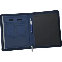 Souvenir Armor Zippered Padfolio with Pen