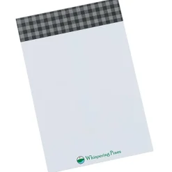 Souvenir Designer Notepad – 6 inches x 4 inches – 25 Sheet - Buffalo Plaid - 24 hr