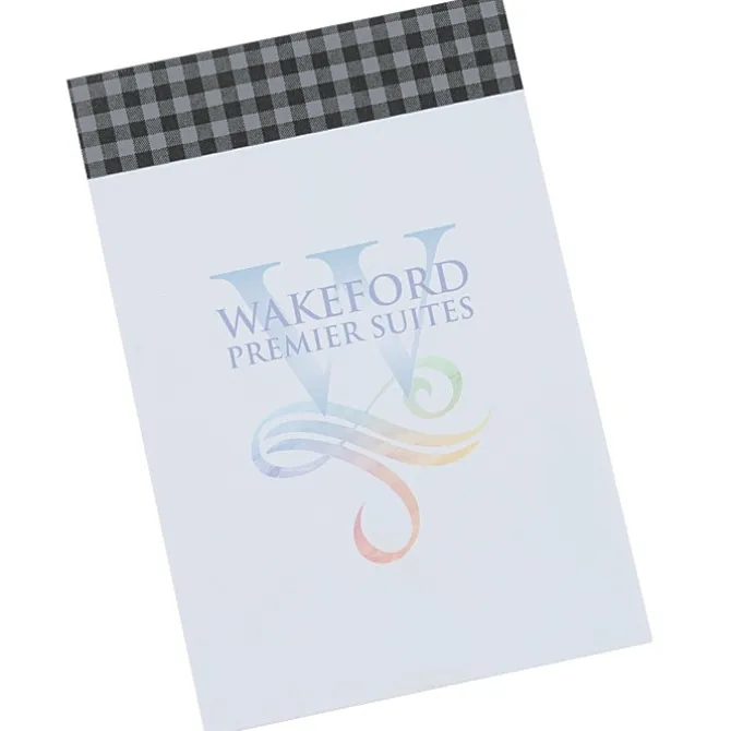 Souvenir Designer Notepad - 6 inches x 4 inches - 50 Sheet - Buffalo Plaid - 24 hr