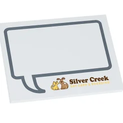 Souvenir Designer Sticky Note - 3 inches x 4 inches - Message Bubble - 50 Sheet