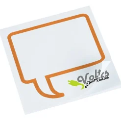 Souvenir Designer Sticky Note - 3 inches x 3 inches - Message Bubble - 25 Sheet