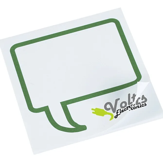 Souvenir Designer Sticky Note - 3 inches x 3 inches - Message Bubble - 25 Sheet