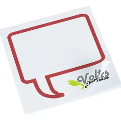 Souvenir Designer Sticky Note - 3 inches x 3 inches - Message Bubble - 25 Sheet