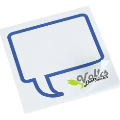 Souvenir Designer Sticky Note - 3 inches x 3 inches - Message Bubble - 25 Sheet