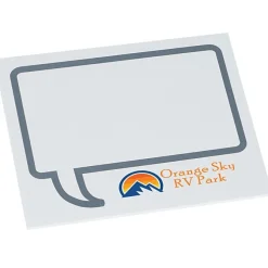 Souvenir Designer Sticky Note - 3 inches x 4 inches - Message Bubble - 25 Sheet