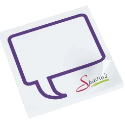 Souvenir Designer Sticky Note - 3 inches x 3 inches - Message Bubble - 50 Sheet