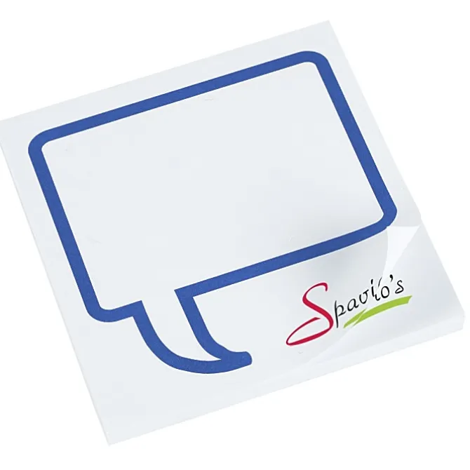 Souvenir Designer Sticky Note - 3 inches x 3 inches - Message Bubble - 50 Sheet