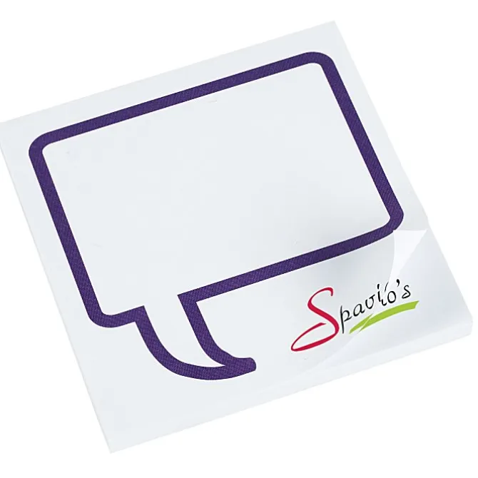 Souvenir Designer Sticky Note - 3 inches x 3 inches - Message Bubble - 50 Sheet