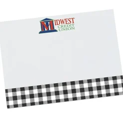 Souvenir Designer Sticky Note - 3” x 4” - Buffalo Plaid - 25 Sheet