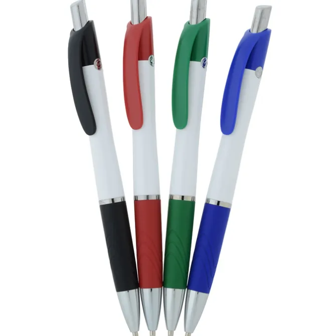 Souvenir Emblem Pen - White