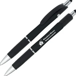Souvenir Emblem Stylus Pen - Metallic
