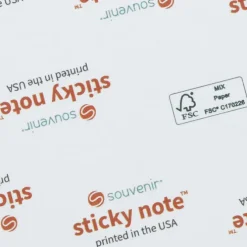 Souvenir Sticky Note - Thought Bubble - 25 Sheet