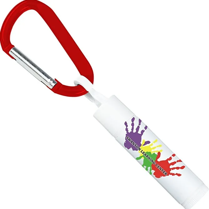 Soy Lip Balm with Carabiner