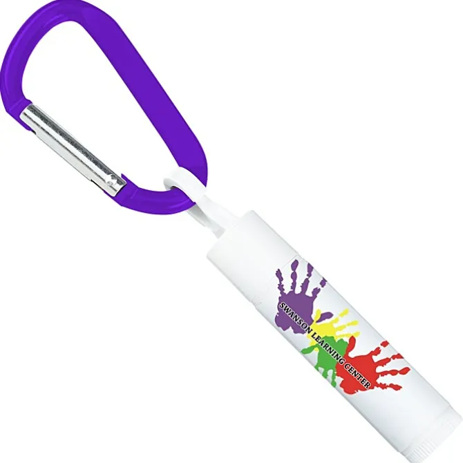 Soy Lip Balm with Carabiner