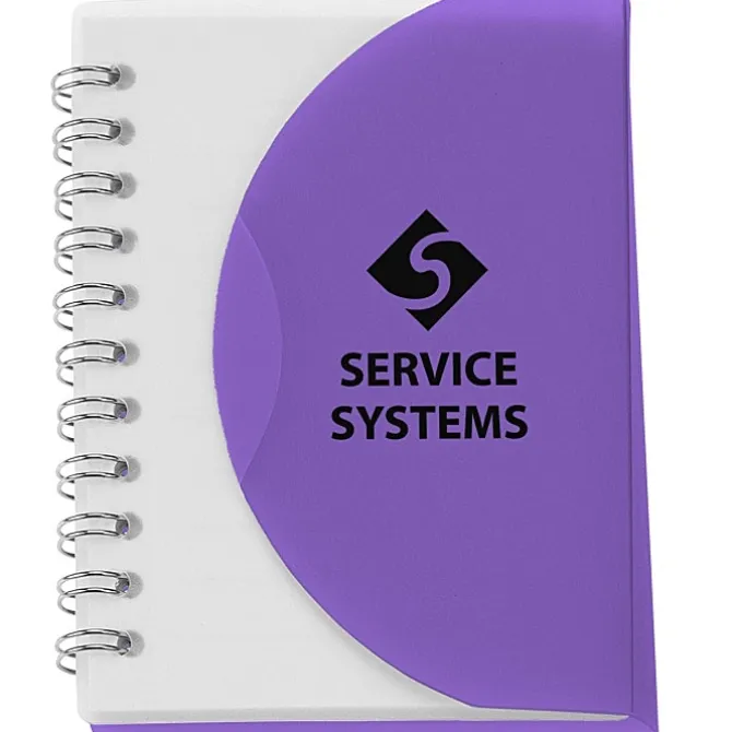 Spiral Curve Notebook - 4 1/4 inches x 3 1/4 inches