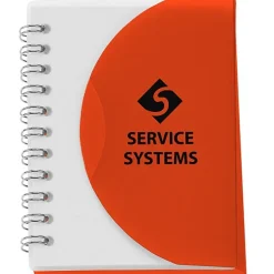 Spiral Curve Notebook - 4 1/4 inches x 3 1/4 inches