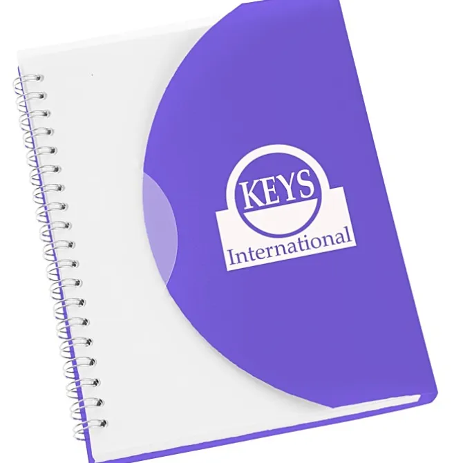 Spiral Curve Notebook - 7 inches x 5 inches