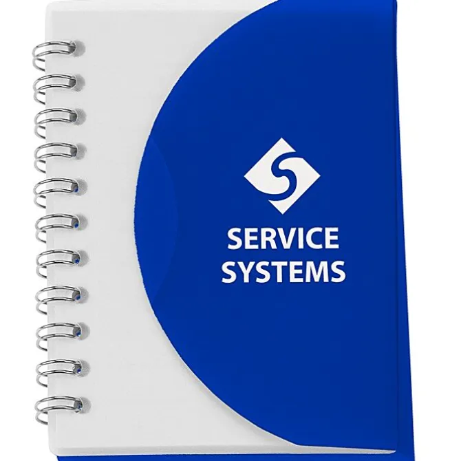 Spiral Curve Notebook - 4 1/4 inches x 3 1/4 inches - 24 hr