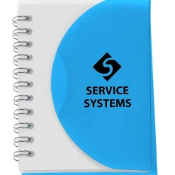 Spiral Curve Notebook - 4 1/4 inches x 3 1/4 inches - 24 hr