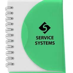 Spiral Curve Notebook - 4 1/4 inches x 3 1/4 inches - 24 hr