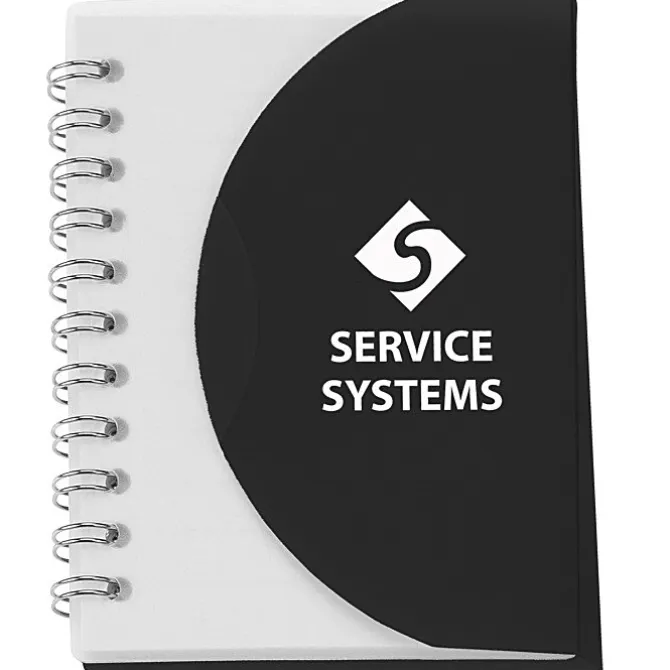 Spiral Curve Notebook - 4 1/4 inches x 3 1/4 inches - 24 hr