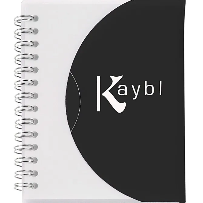 Spiral Curve Notebook - 5 1/4 inches x 4 1/4 inches