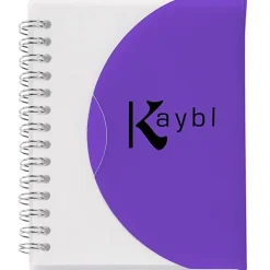 Spiral Curve Notebook - 5 1/4 inches x 4 1/4 inches