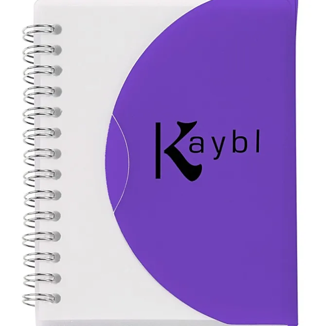 Spiral Curve Notebook - 5 1/4 inches x 4 1/4 inches