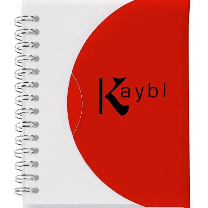 Spiral Curve Notebook - 5 1/4 inches x 4 1/4 inches