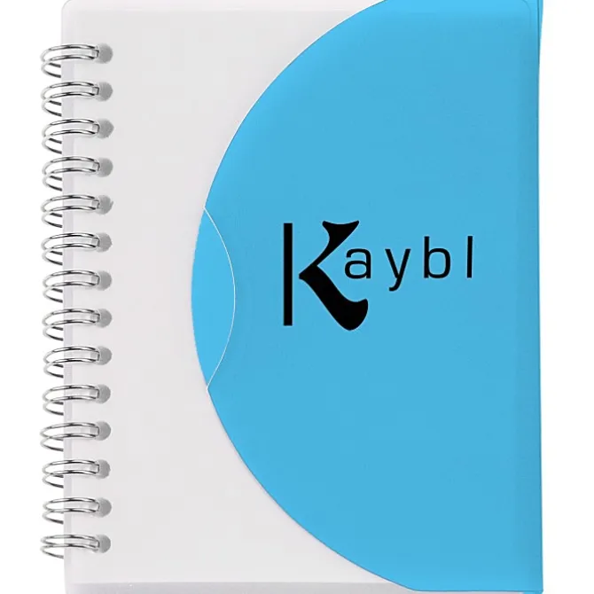Spiral Curve Notebook - 5 1/4 inches x 4 1/4 inches