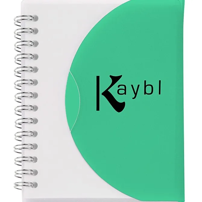Spiral Curve Notebook - 5 1/4 inches x 4 1/4 inches