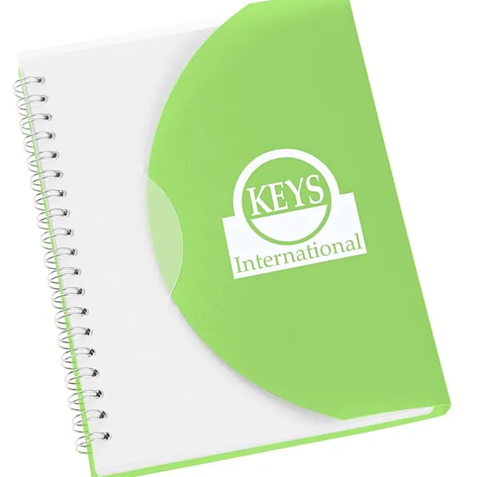 Spiral Curve Notebook - 7 inches x 5 inches - 24 hr