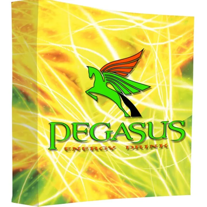 Splash Curved Tabletop Display - 5' - Wrap Graphics - Replacement Graphic